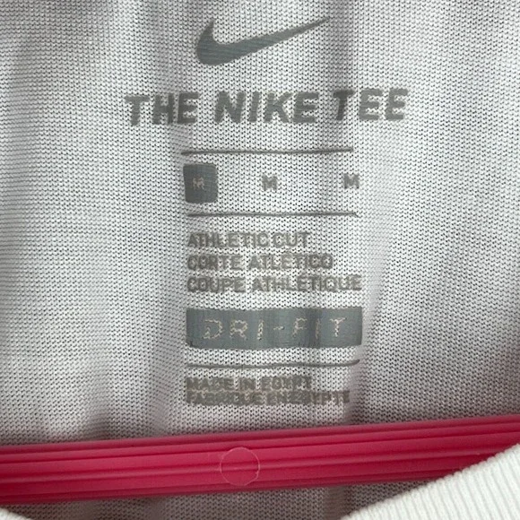 Nike Boys Fly With Us Dri-fit Shirt Medium White Tee Youth Basketball Sports - Picture 2 of 8